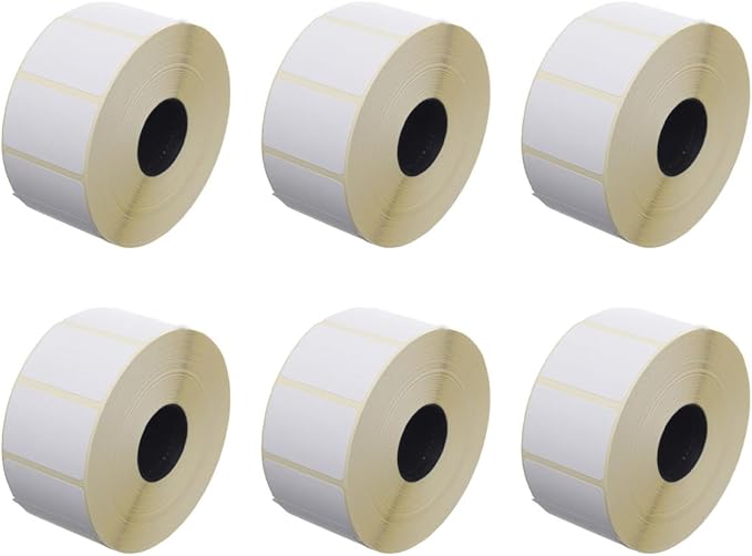 Barcode Thermal Printing Paper 4 * 2.5cm * 50m Pack Of 6 White